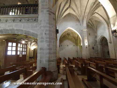 VISTA DE LA NAVE DESDE EL LATERAL SUR